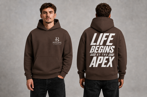 Life begins at the apex Signature Hoodie | Espresso