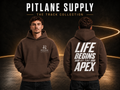 Life begins at the apex Signature Hoodie | Espresso
